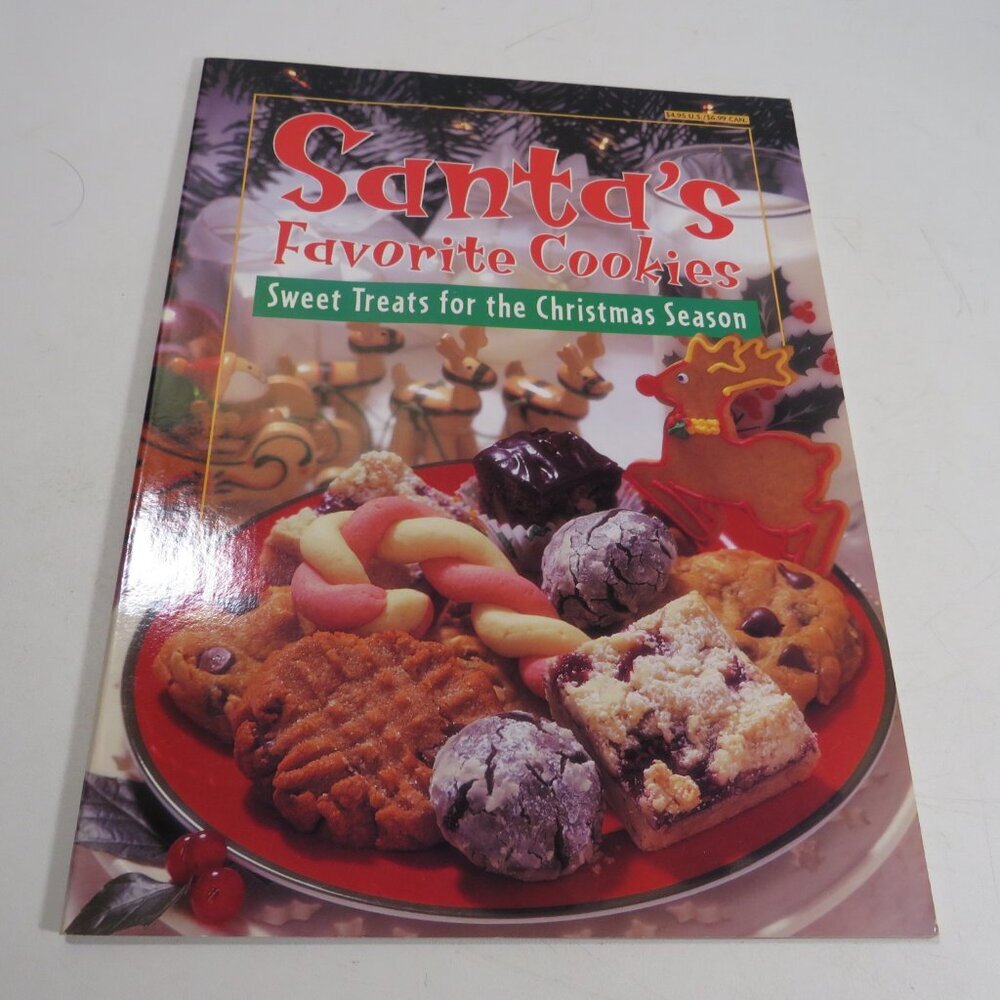 Santa's Favorite Cookies Cookbook Paperback 64pgs